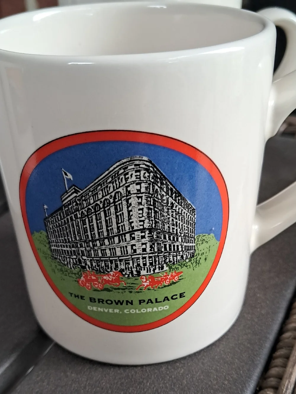 Grand American Hotel coffee mugs (4)